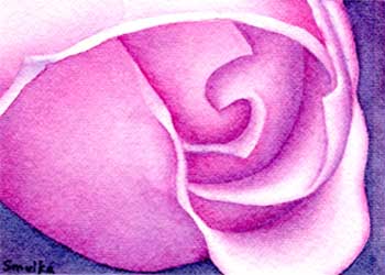 "Pretty In Pink" by Linda Smulka, Madison WI - Watercolor
